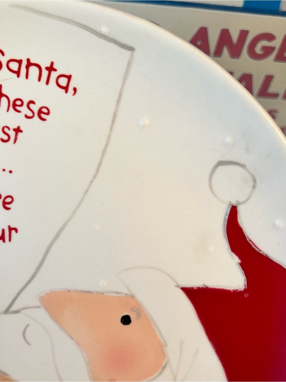 ⭐️ 5 for $25⭐️hallmark Santa Claus cookie plate - Picture 4 of 11